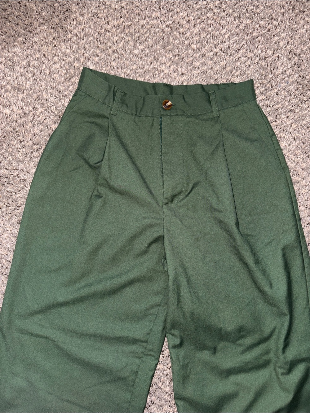 Cider Wide-Leg Pants in Dark Green